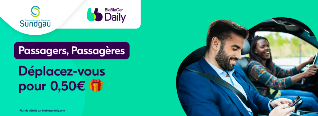 publicité BlaBlaCar Daily passager