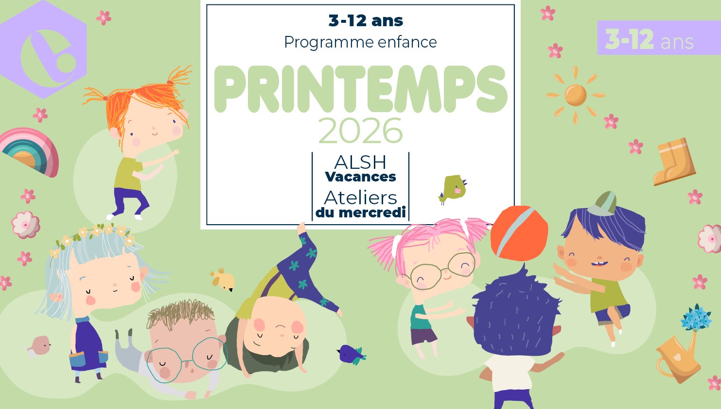 bandeau-print 2 (1) 4 mains tenant 4 déchets différents : plastique, métal, carton, verre